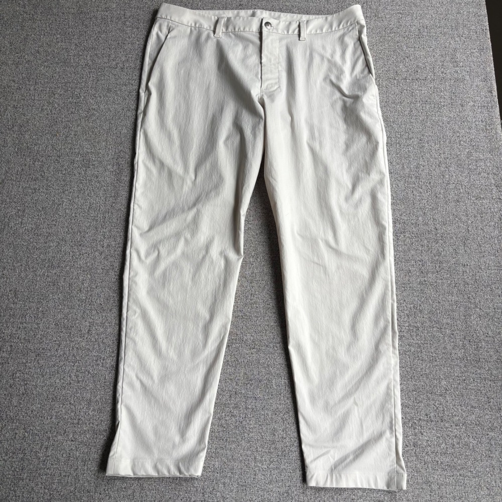 Lululemon Pants Mens 36x30 Commission Pant Slim Cream Technical Chino LM5B71S